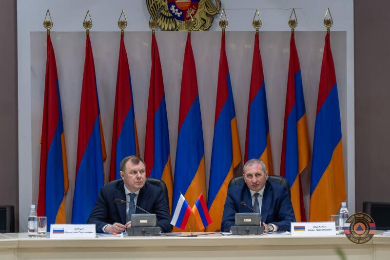 Делегация МЧС России с рабочей поездкой в Республике Армения