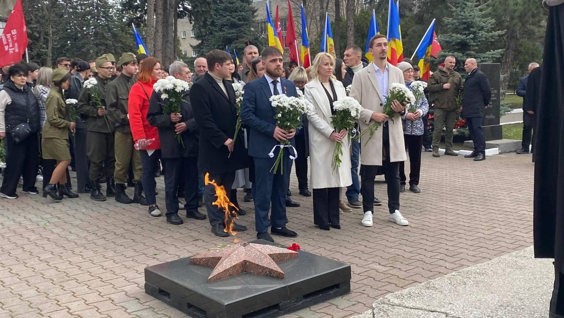 Мероприятия по случаю 81-й годовщины освобождения Бельц от фашистской оккупации - Sputnik Молдова, 1920, 26.03.2025