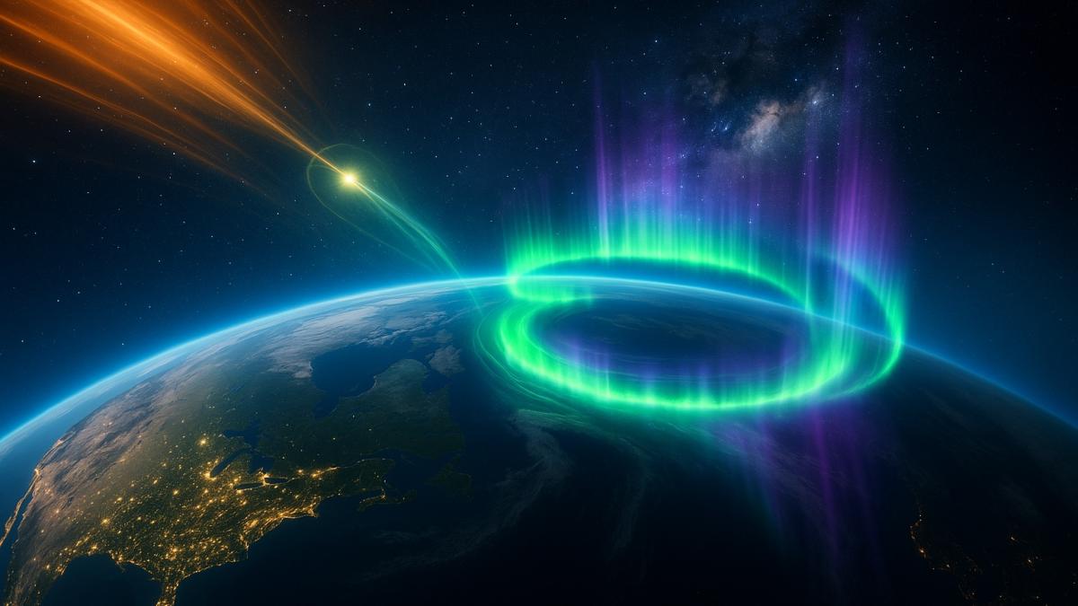 Земля во время магнитной бури