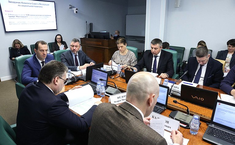 Заседание Комитета Совета Федерации по социальной политике