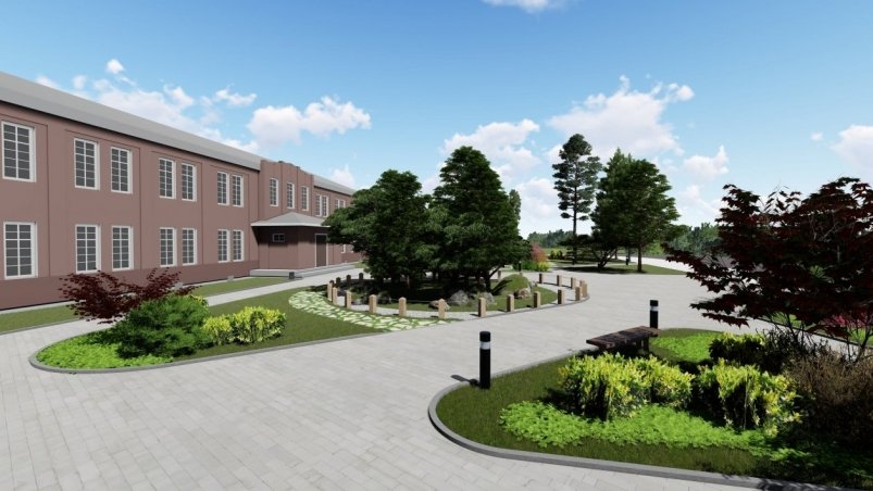 Проект сквера "Тоёхара" пресс-служба администрации Южно-Сахалинска