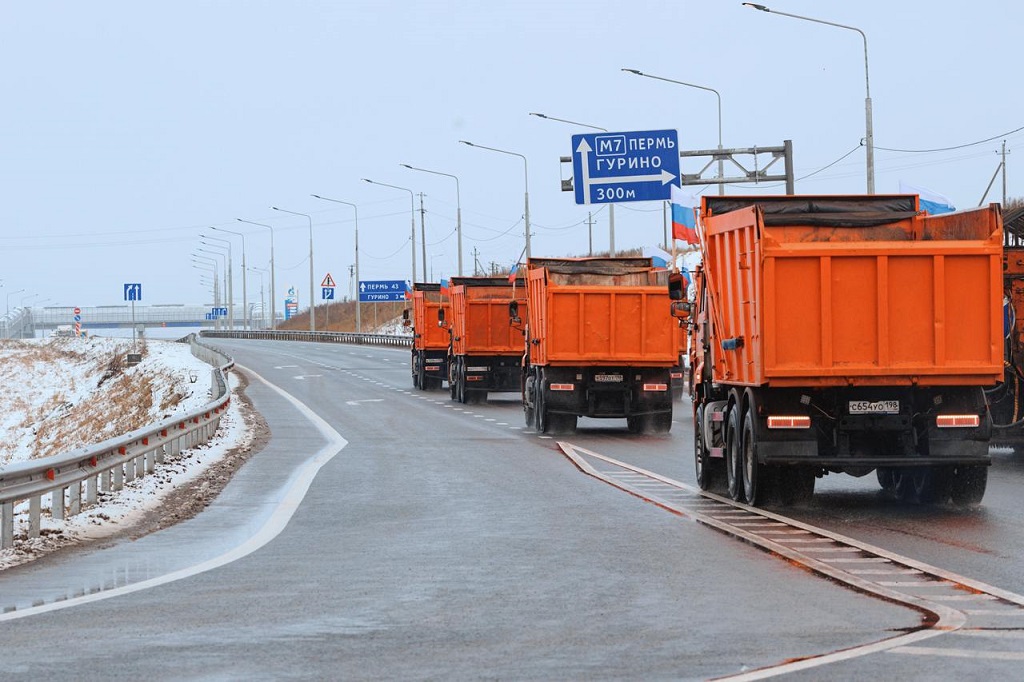 В Прикамье открыли реконструированный участок федеральной трассы М-7 «Волга»