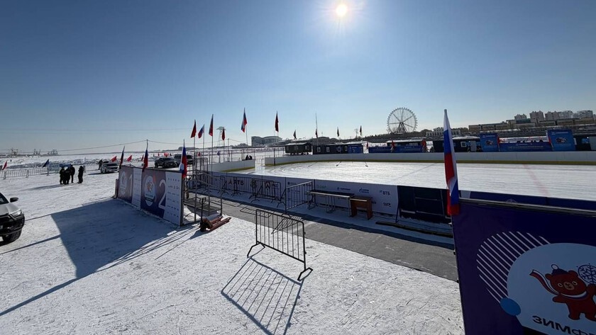 Приемка спортивного городка на Амуре: Россия и Китай готовы к #ЗимФестАмур - gtrkamur.ru