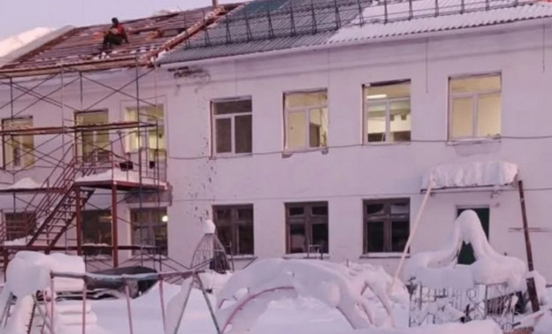 В Мурашах идет капремонт детского сада №1