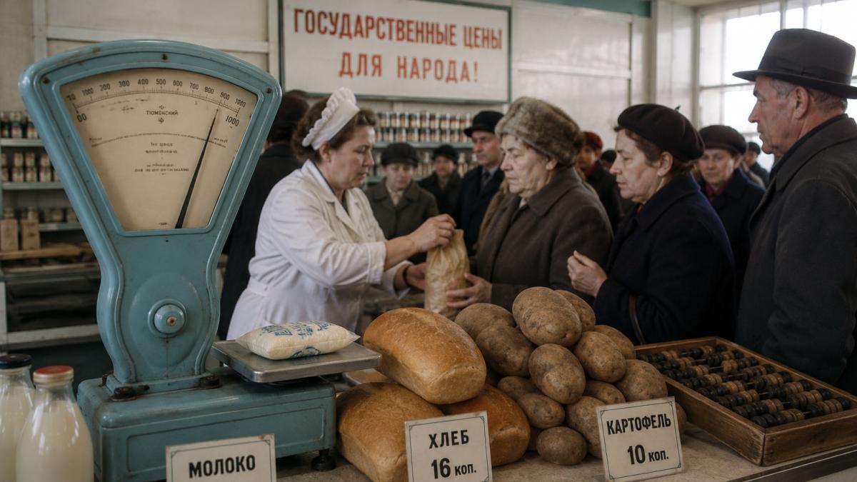 Продуктовый магазин. Государственные цены
