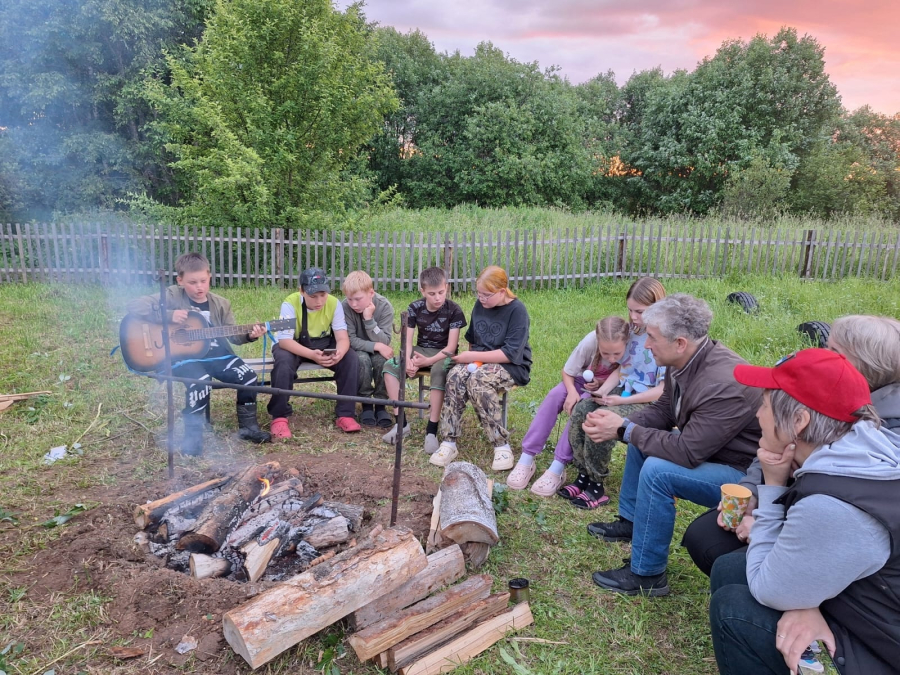 Палаточный лагерь в Павино