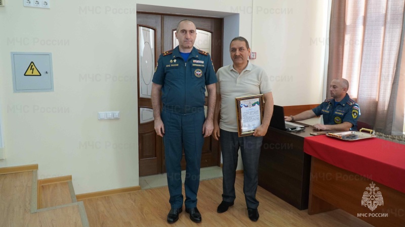 В Главном управлении отметили 98-ю годовщину Государственного пожарного надзора
