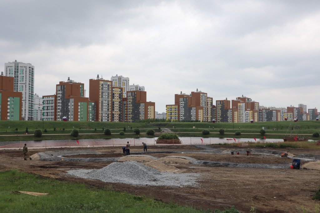 В Преображенском парке начали строить скейт-парк