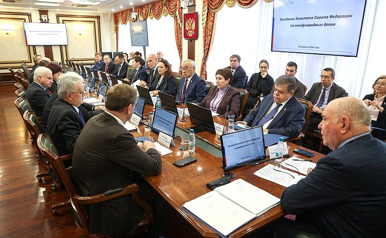 Заседание Комитета Совета Федерации по международным делам