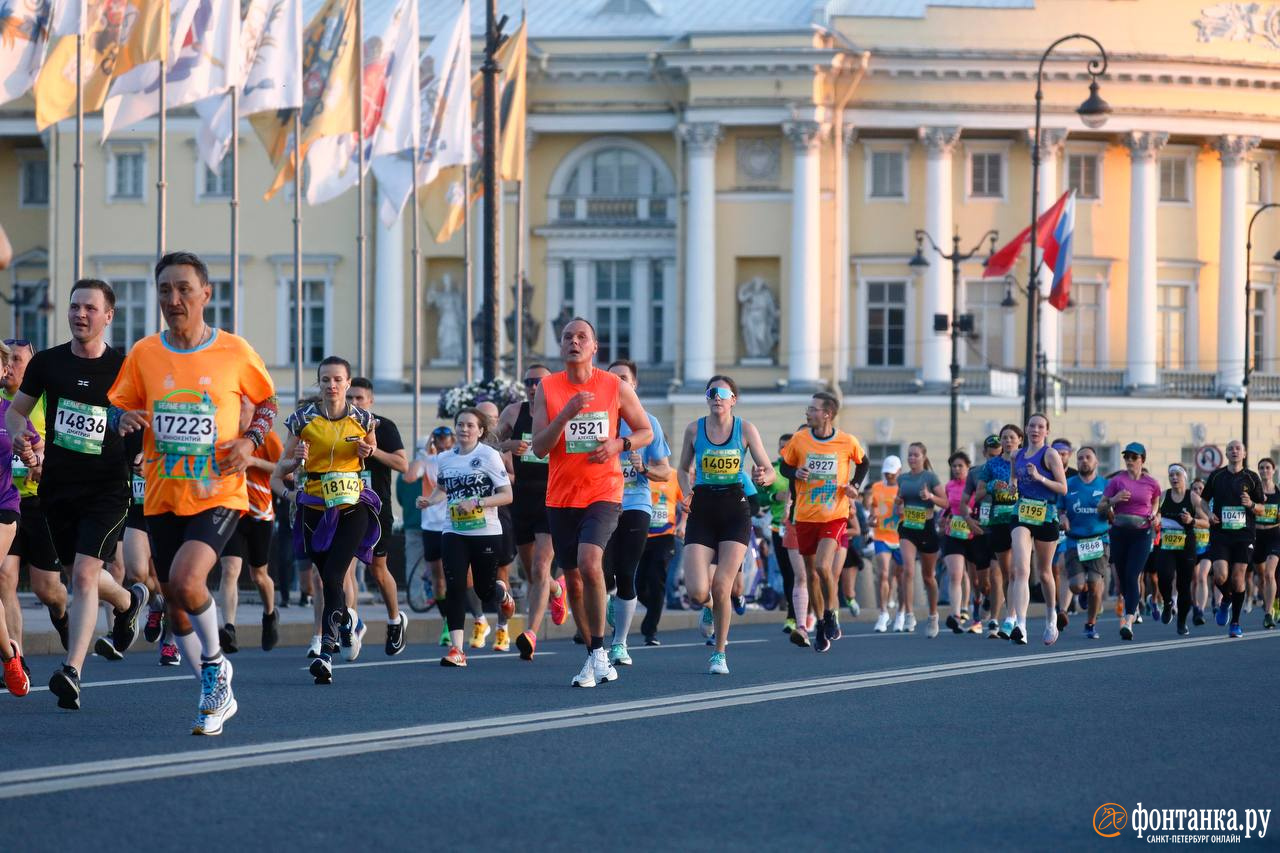 Полумарафон Санкт Петербург 2021 белые ночи