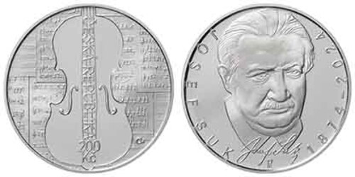 Нацбанк Чехии посвятил первую монету года композитору Йозефу Суку