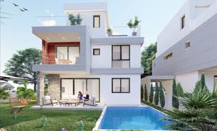 Комплекс вилл с садами и террасами рядом с пляжем, Агиос Тихонас, Кипр за От 680 000 €