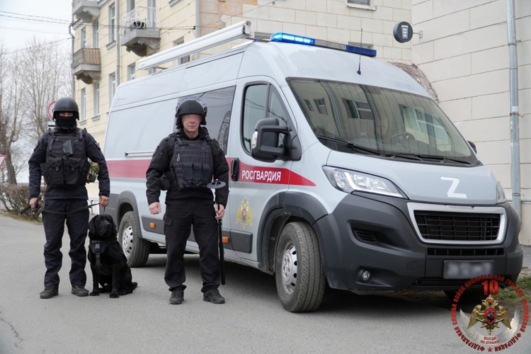 Представители Росгвардии приняли участие в обеспечении безопасности празднования Дня Победы