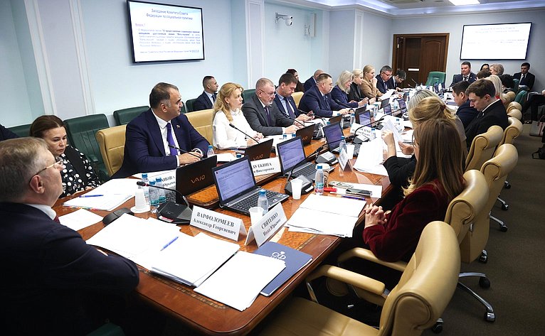 Заседание Комитета Совета Федерации по социальной политике