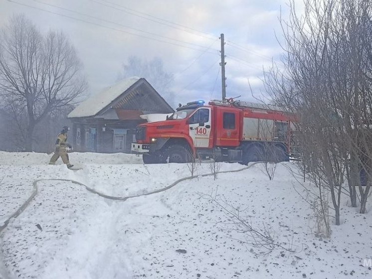 65-летний мужчина погиб при пожаре в жилом доме в Ковернинском районе