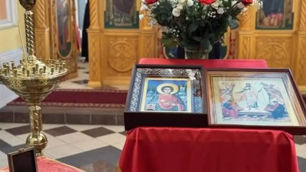 В Вильнюсский женский монастырь доставлены частицы мощей Пантелеймона-целителя со Святой горы Афон