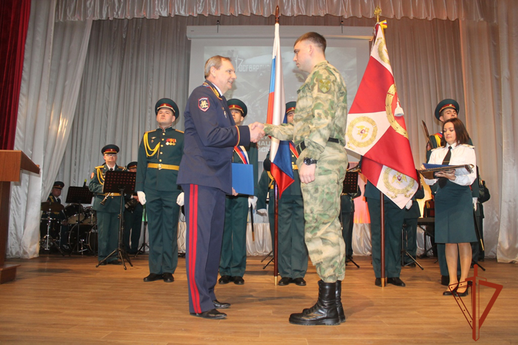 Торжественные мероприятия, посвященные Дню войск национальной гвардии России, прошли в Северском соединении Росгвардии
