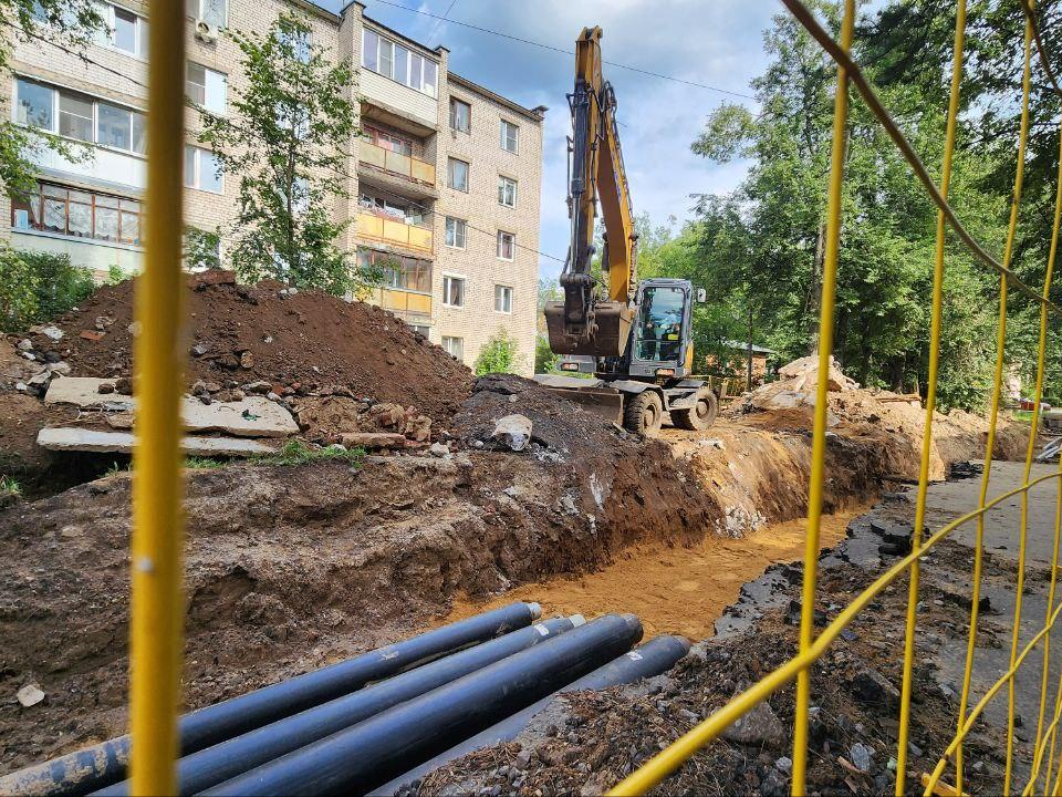 Горячая вода в жилые дома поселка Деденево вернется к 27 июля