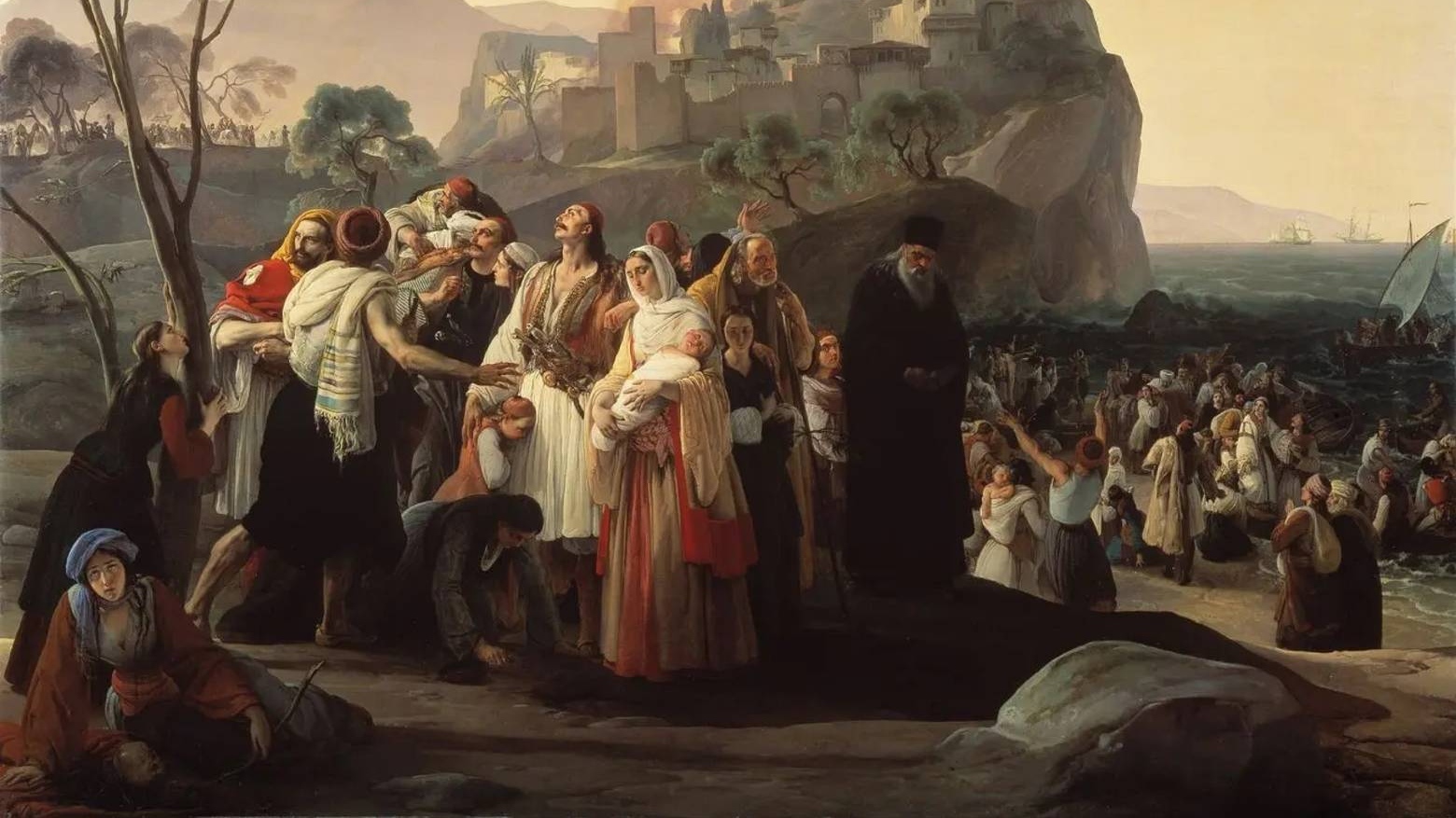 Франческо Айец. Беженцы из Парги. 1831