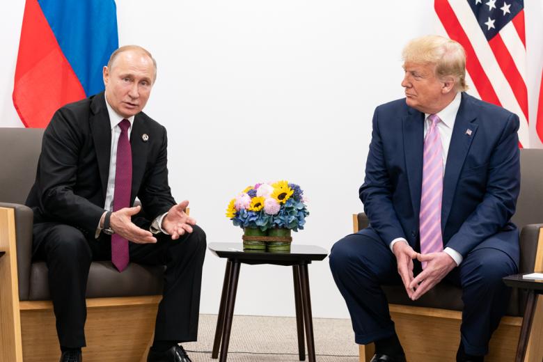 Владимир Путин и Дональд Трамп