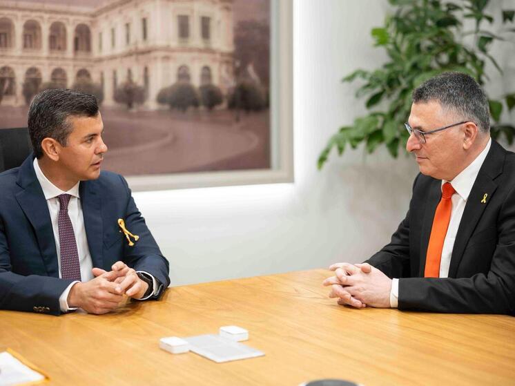 Министр иностранных дел Гидеон Саар встретился с президентом Парагвая