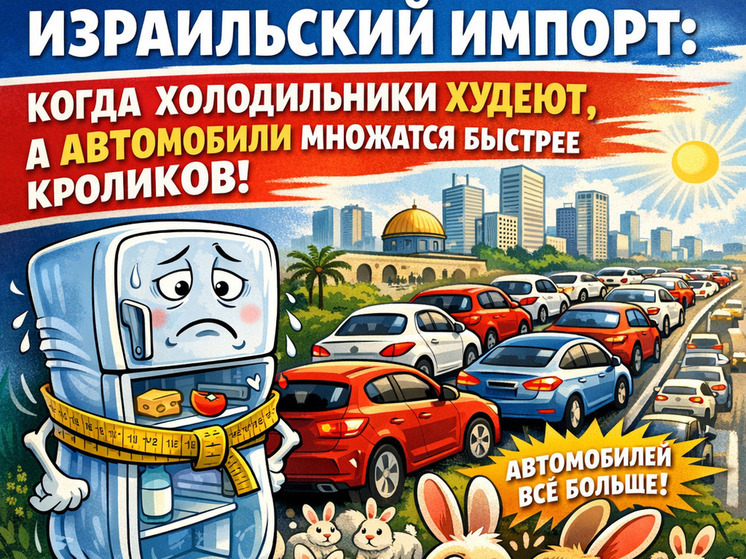Израильский импорт: когда холодильники худеют, а автомобили множатся быстрее кроликов