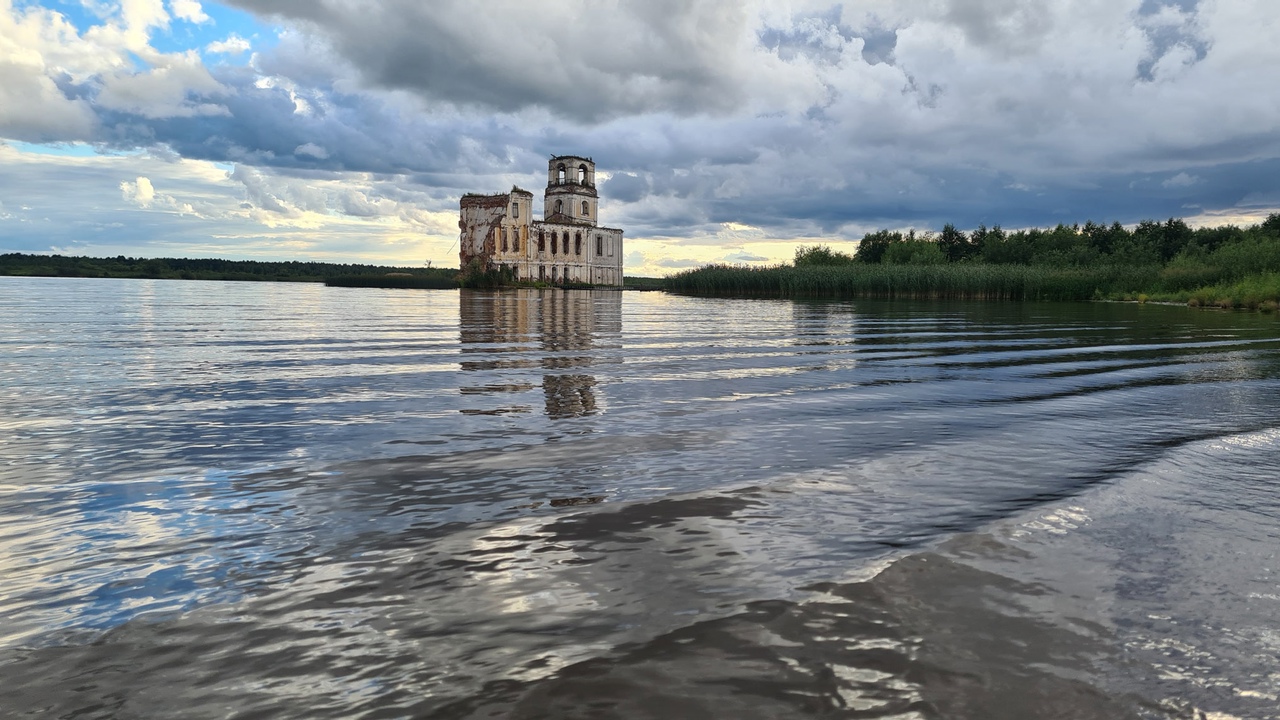 Церковь Маяк Крохино Прокудин Горский