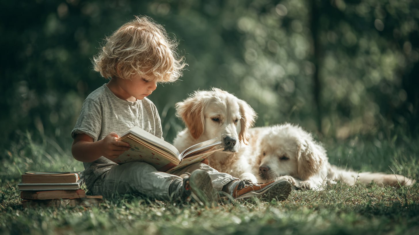 «Чтение с собаками» уменьшает стресс, подтвердили специалисты из России