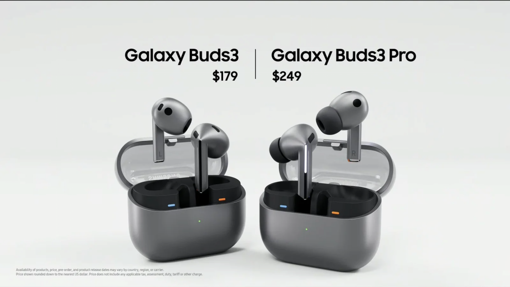 Galaxy Buds 3 and 3 Pro