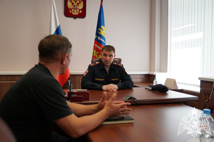 В Иванове начальник регионального Управления Росгвардии провел приём граждан в Приёмной Президента Российской Федерации в Ивановской области