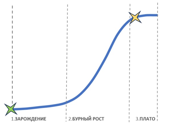 S-образная кривая развития бизнеса
