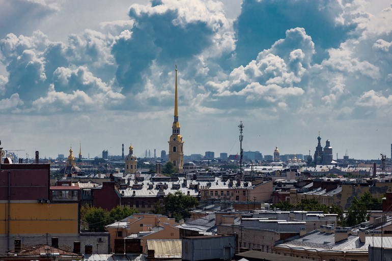 Петропавловская крепость зима Забурдаев