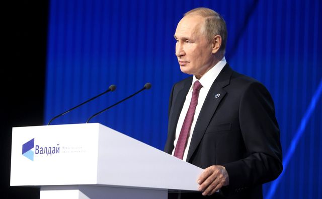 Владимир Путин на заседании дискуссионного клуба «Валдай», 27.10.2022