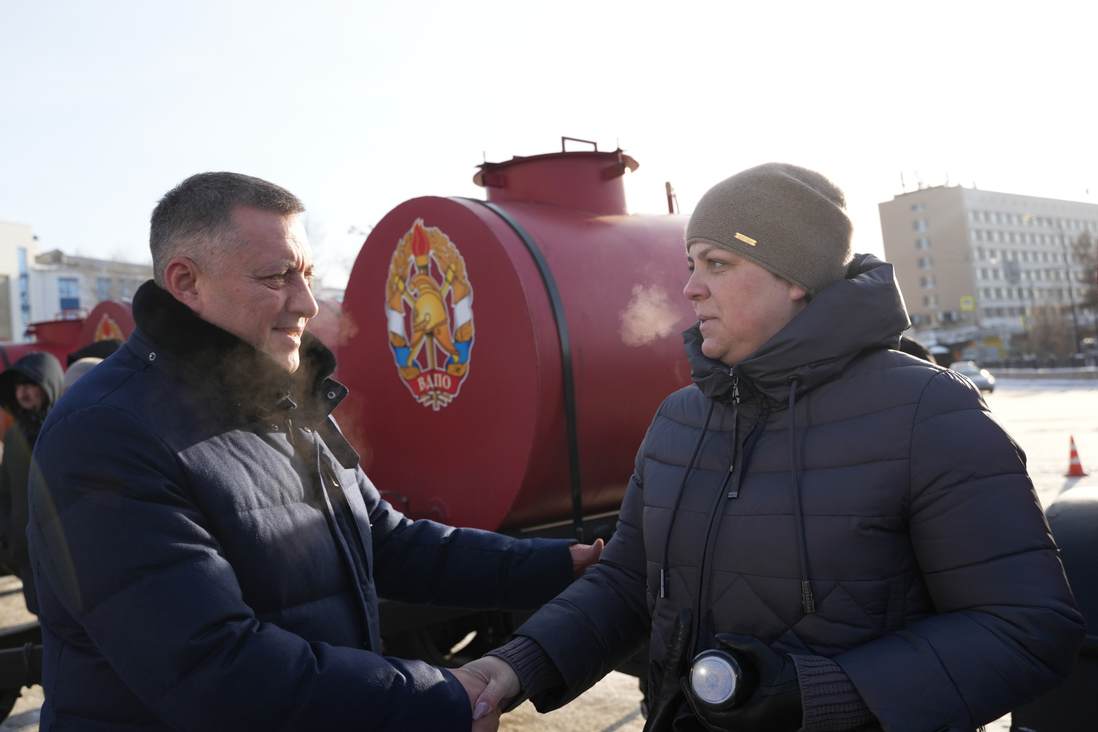 Игорь Кобзев передал главам муниципальных образований 12 прицепов для добровольных пожарных формирований
