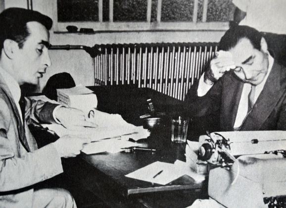 Аднан Мендерес (справа). Он был повешен военной хунтой после государственного переворота 1960 года
