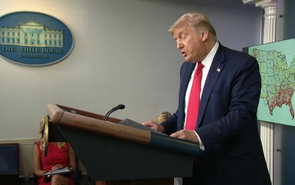 Трамп отрицательно ответил на вопрос о понимании с Россией по Донбассу