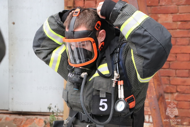 Пожарно-тактические учения на Комбинате технических тканей