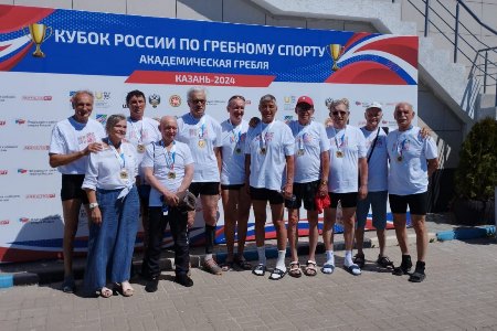 Сотрудник КГАСУ Василий Потапов занял 1 место среди ветеранов в Кубке России по гребному спорту
