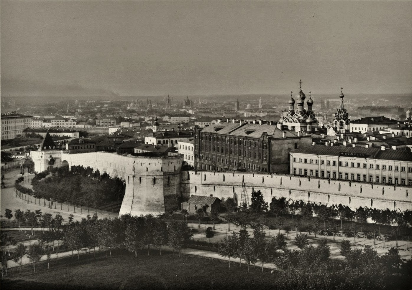 Китайгородская стена в 1887 году