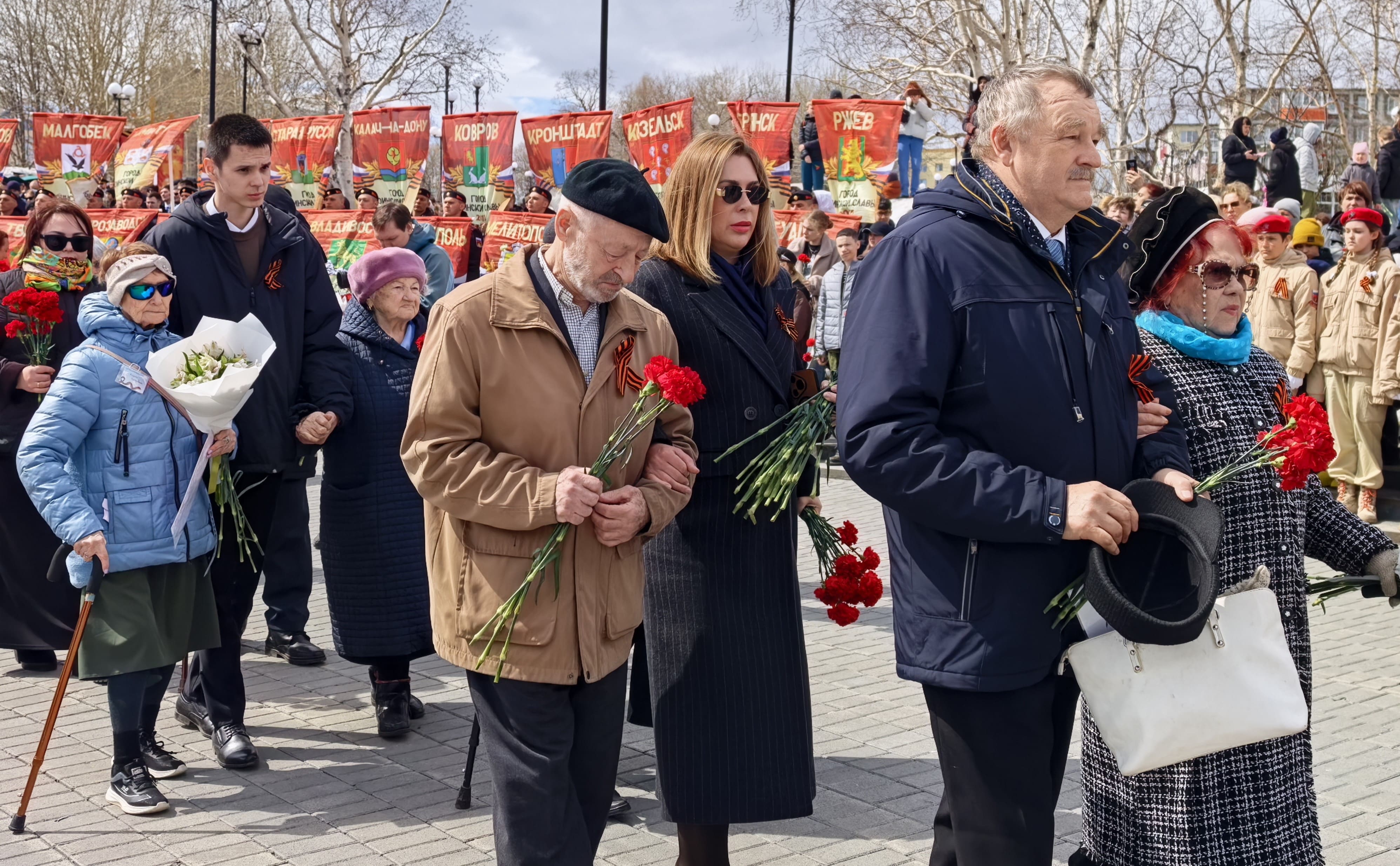 В парке Победы почтили память Героев Великой Отечественной войны 