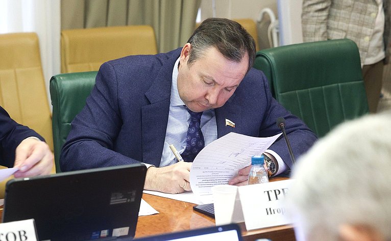 Заседание Комитета Совета Федерации по экономической политике