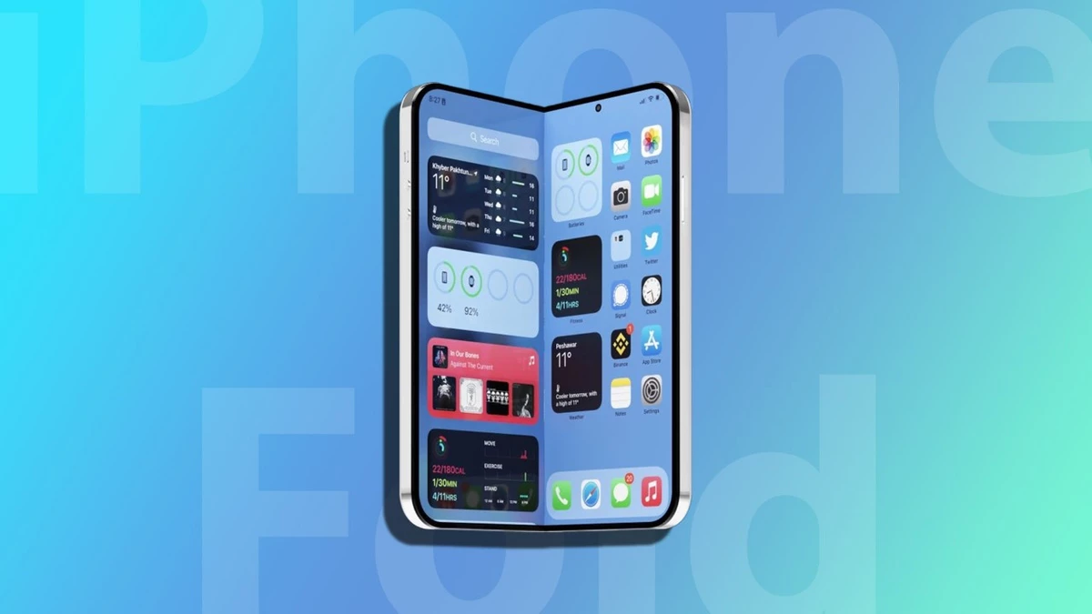 Складной iPhone получит обновлённый интерфейс iOS