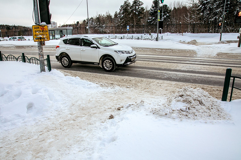 В Сургуте появятся пешеходные переходы для слепых людей