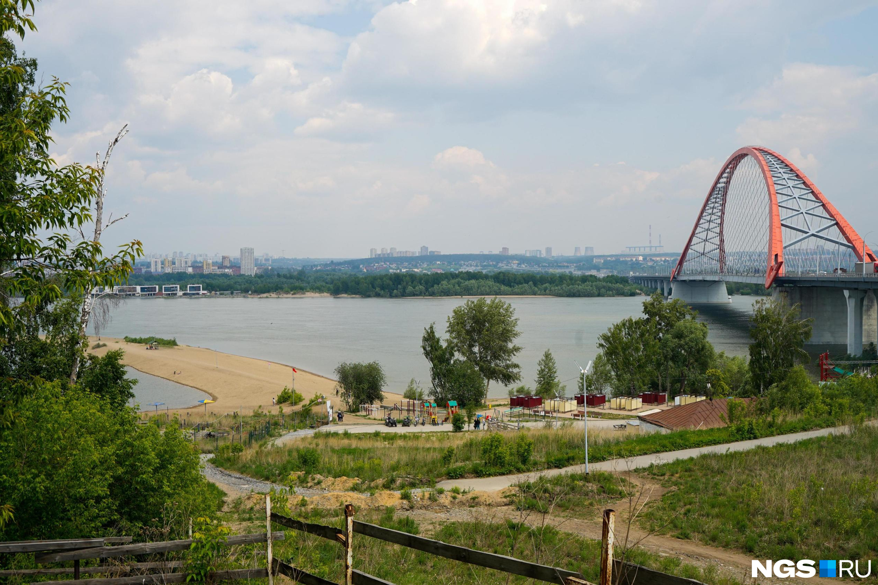 мост на реке обь в новосибирске