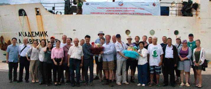 Торжественная встреча экспедиции в порту Камрань, 23.10.2025 г.