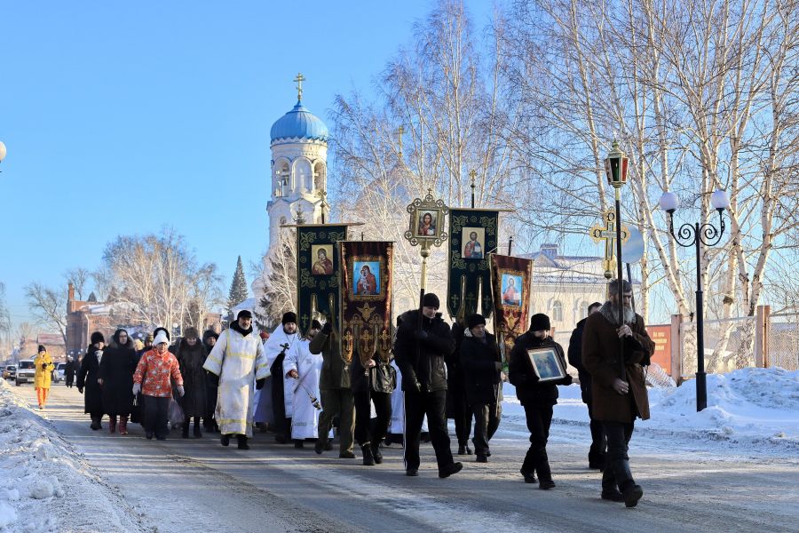 Крестный ход 2024 год. Крещение. 
