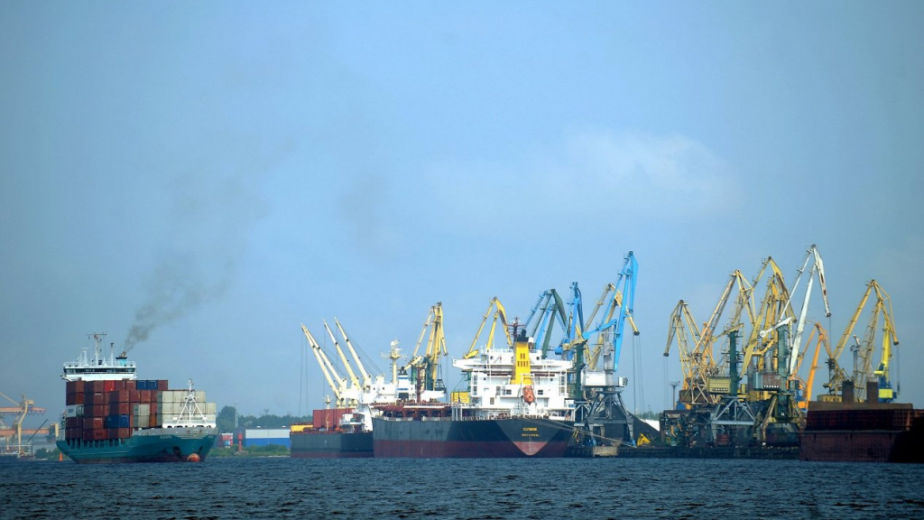 В прошлом году грузооборот латвийских портов уменьшился на 6,8%