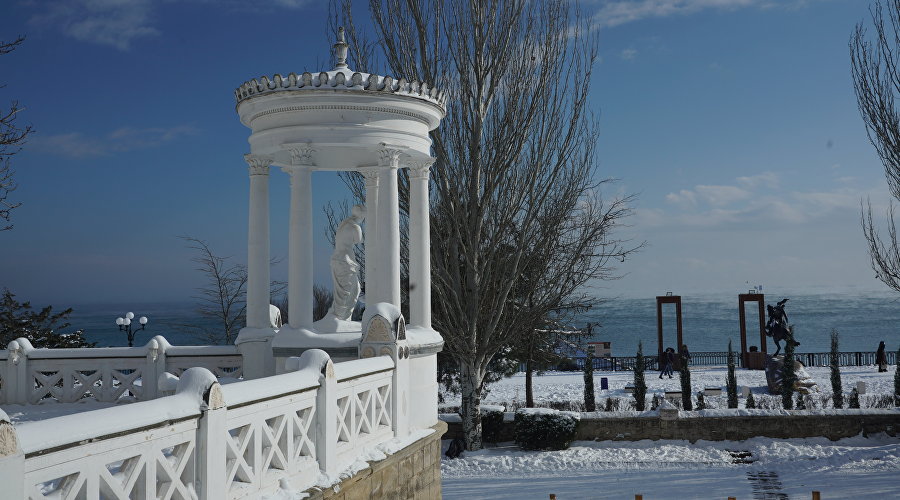 Феодосия зимой