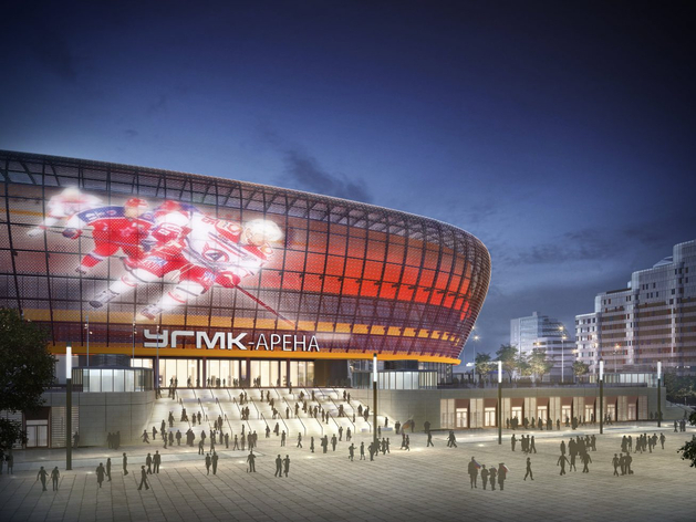 Открытие новой ледовой арены УГМК в Екатеринбурге запланировано на январь 2025 г.