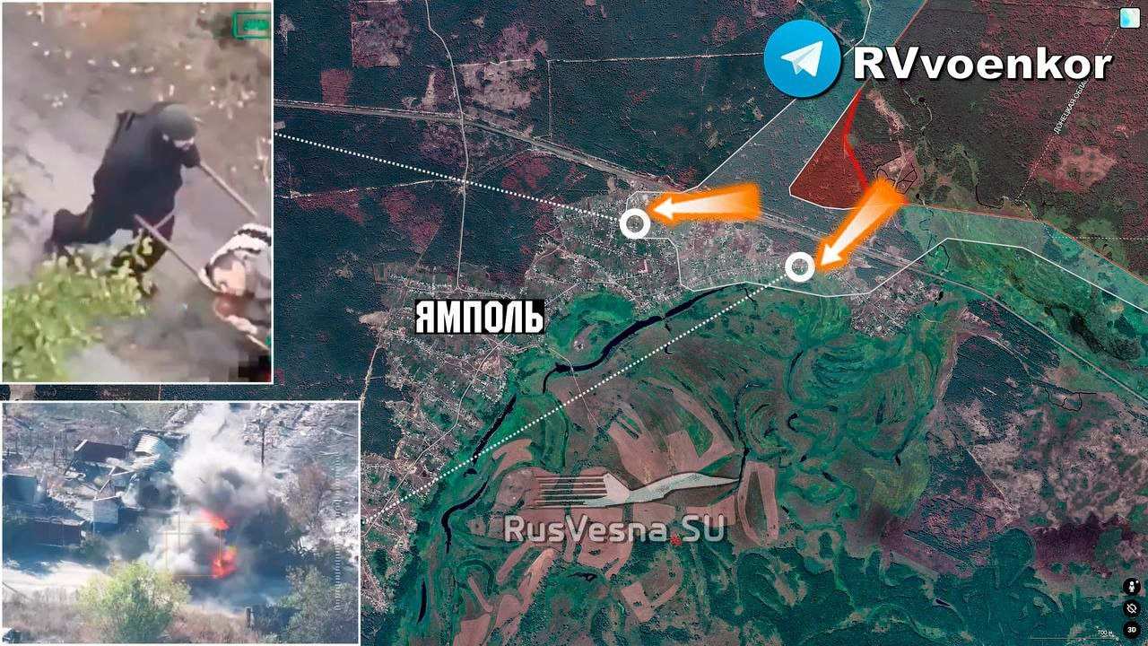 Российские войска штурмуют Ямполь, продвигаясь к Лиману (КАРТА) | Русская весна